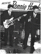 Rick with Ronnie Hawkins, 1963